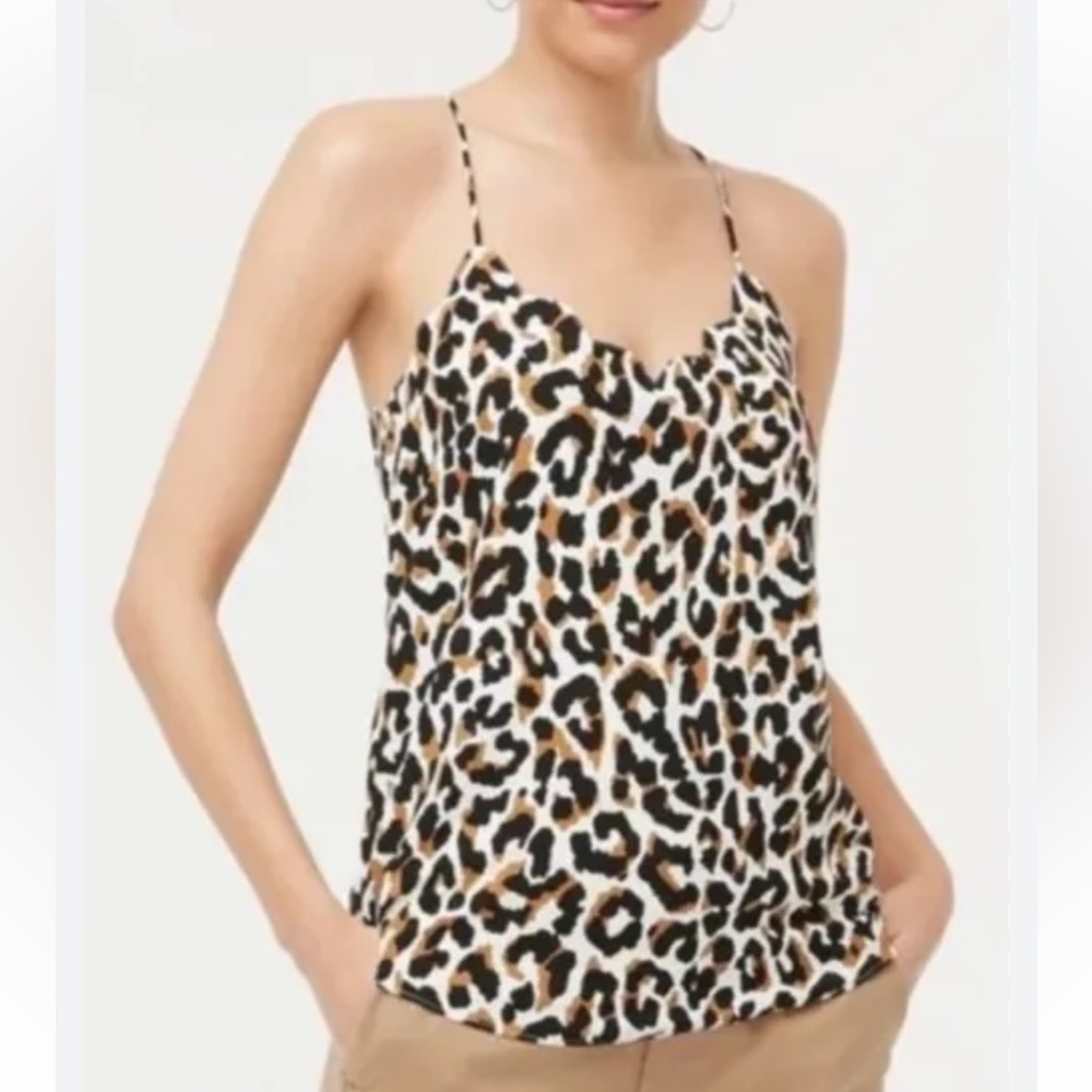 J.Crew Factory Scalloped Tank Top size 0